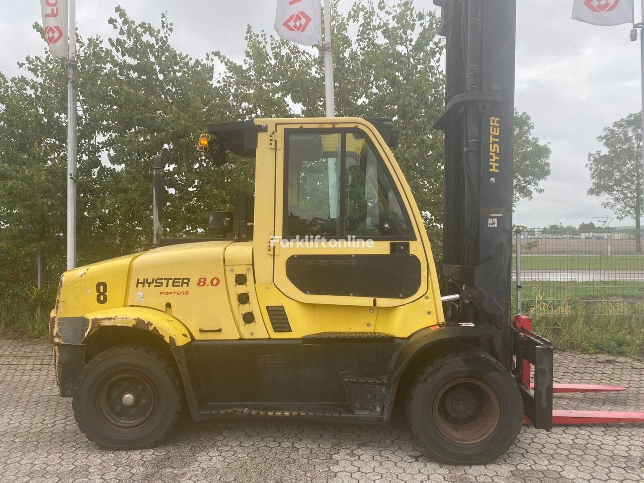 Hyster H8.0FT9 high capacity forklift