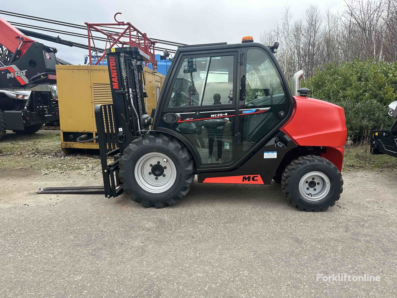 new Manitou MC25-4 high capacity forklift